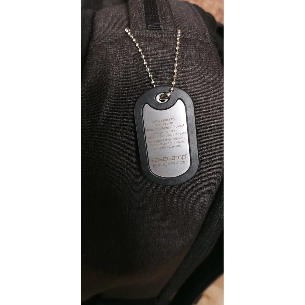 Basecamp Mt. Augusta Laptop Backpack Charcoal Gray Heathered Tech Travel Bag‎